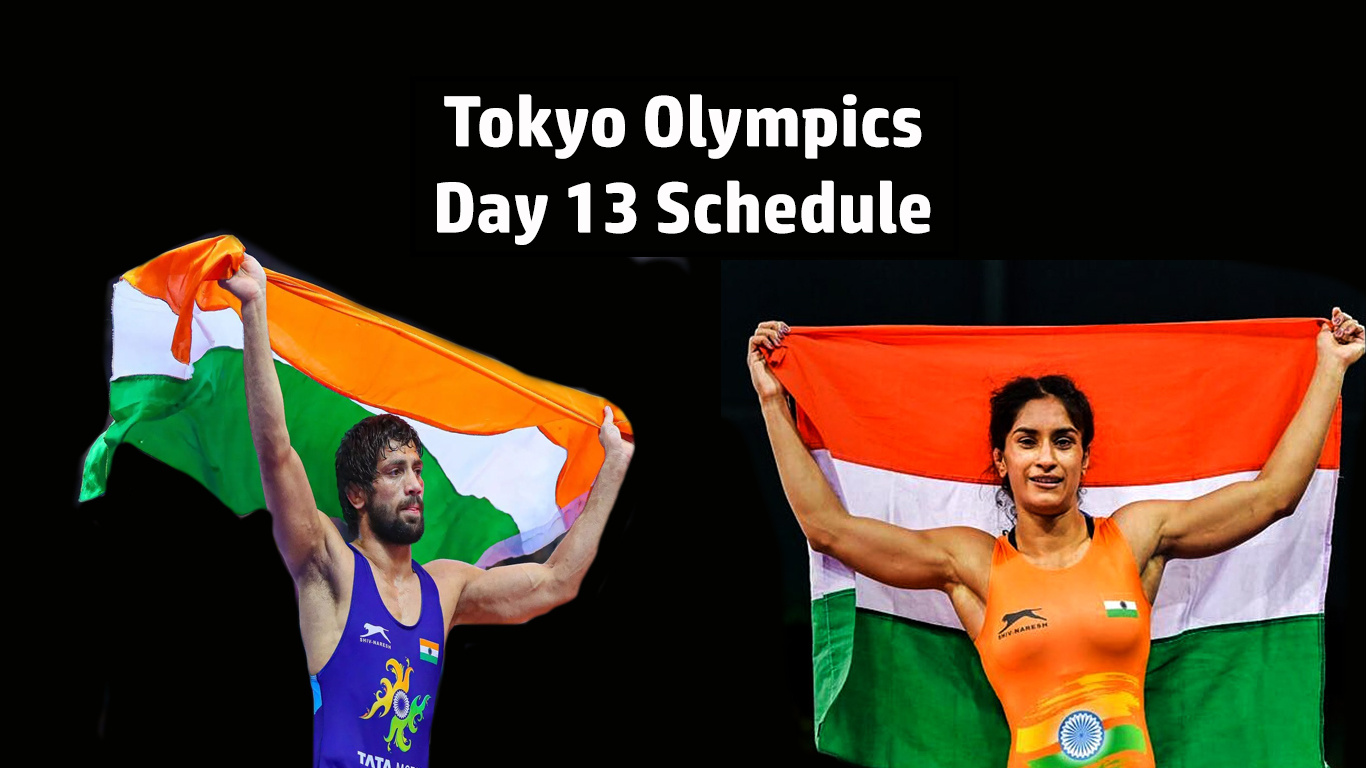 India at Tokyo 2020: Day 13 Schedule