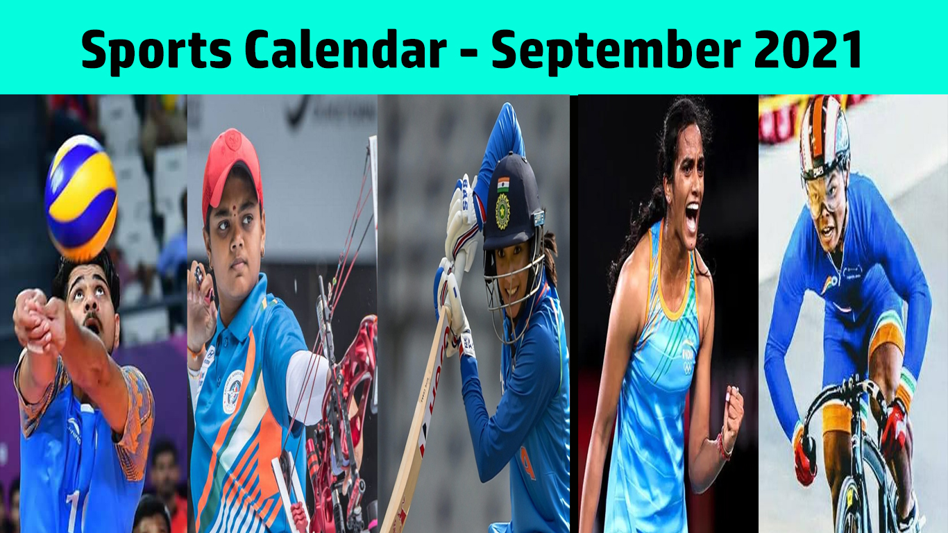 Sports Calendar: September 2021