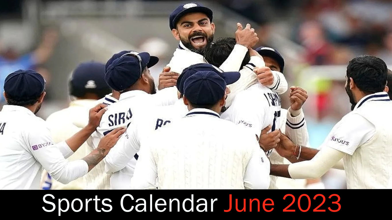 Sports Calendar: June 2023