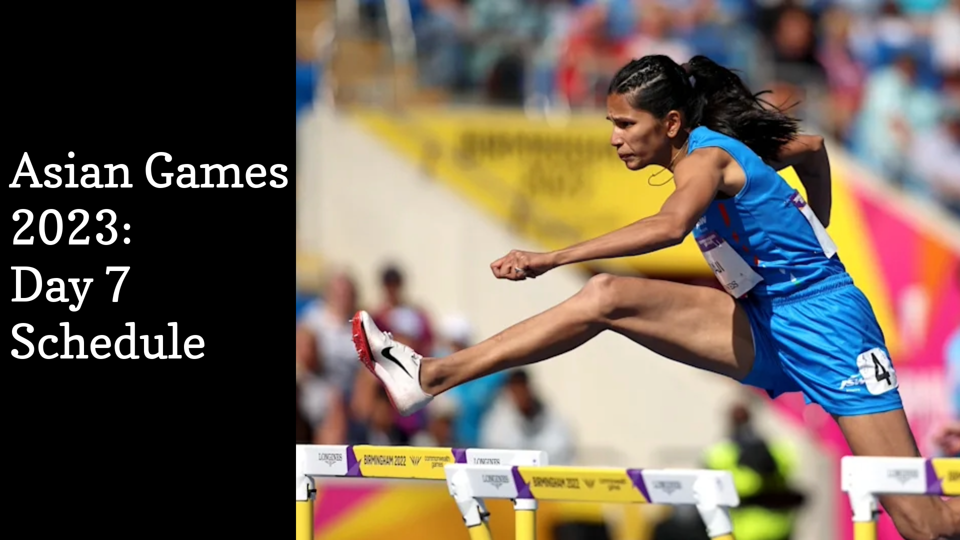 Asian Games 2023: Day 7 Schedule