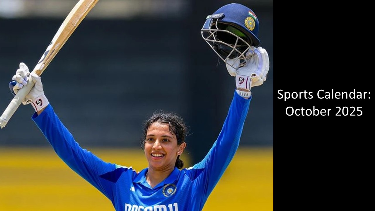 Sports Calendar: October 2025